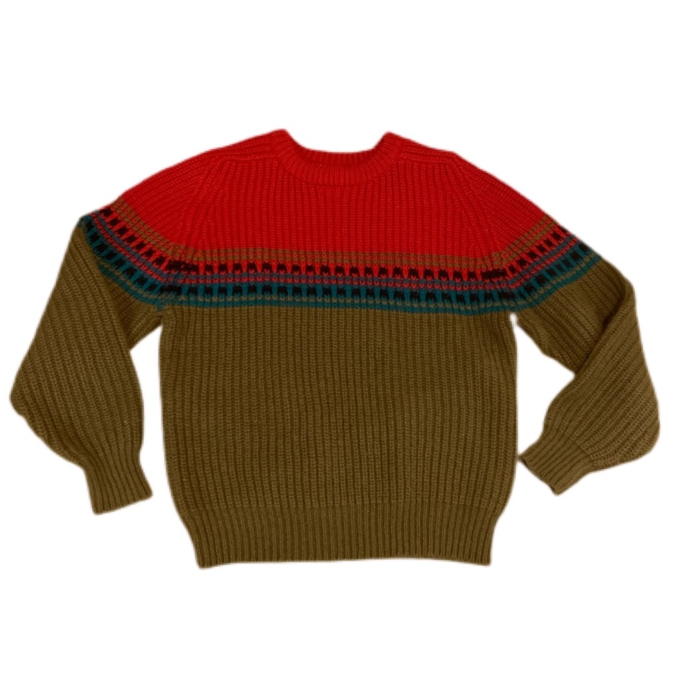 VTG Gap wool colorblock sweater men’s Large